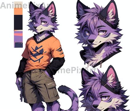 Exclusive 1x Fursona Adopt Limited Edition Niven Furry Adopt Reference