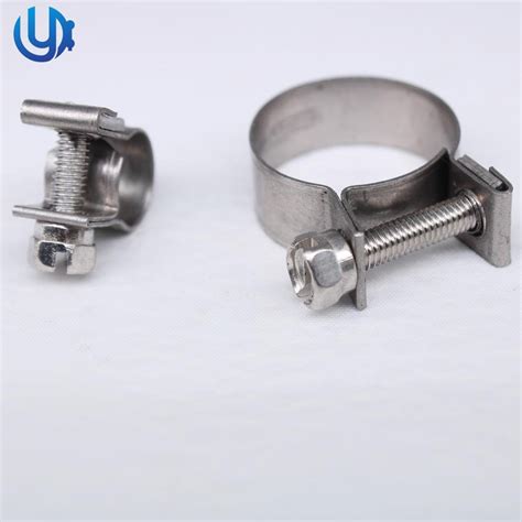 Galvanized Steel Stainless Steel Mini Hose Clamp Yuda China