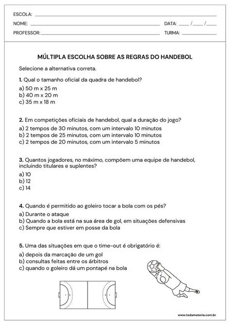 Perguntas Sobre O Handebol