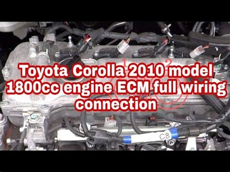 Toyota Corolla Cc Zr Fe Zr Fe Ecm Full Wiring Connection