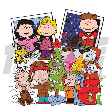 Peanuts Christmas Movie Characters SVG - Inspire Uplift