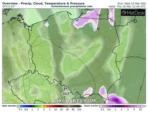 Pogoda Na Czwartek Marca Wy Nad Polsk Ale Temperatury Negatywnie