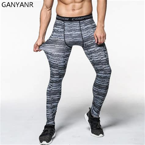 Aliexpress Buy GANYANR Running Tights Men Yoga Basketball Fitness