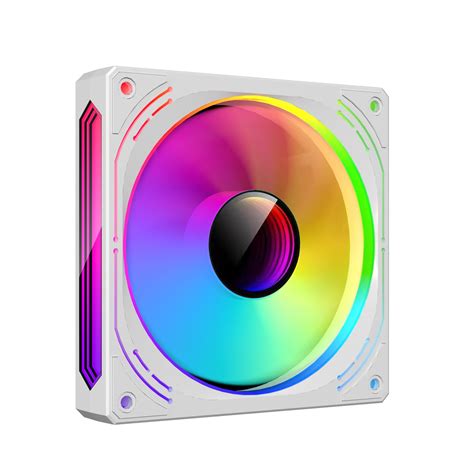 Вентилятор Ginzzu RGB 12MW6 зеркальный корпус для корпуса ПК, 120 мм ...