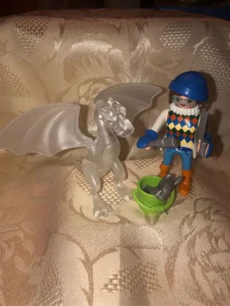 Playmobil Neuf En Sachet Scell Sculptrice Sur Glace Et Dragon Eur