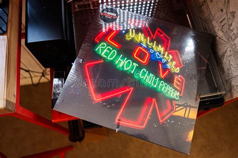 Vinyl Record Of Unlimited Love By Red Hot Chili Peppers Displayed On
