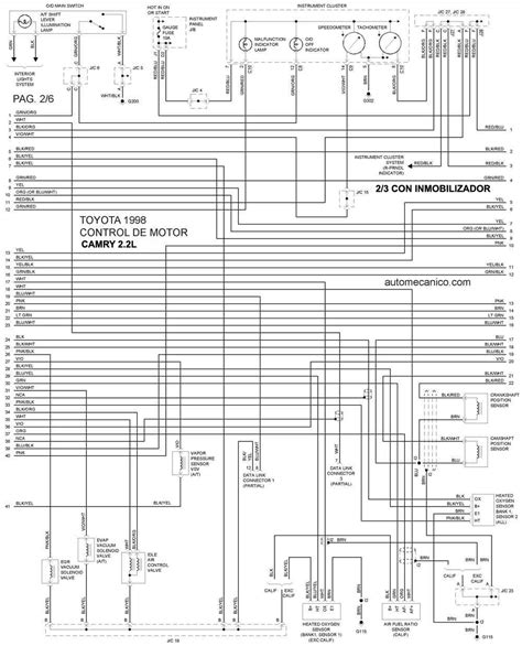 Diagrama Del Sistema De Encendido De Un Toyota Cam Diagrama