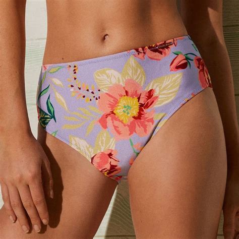 Conjunto Bikini Reductor Flores Copa C Aros Sin Relleno Ysabel Mora