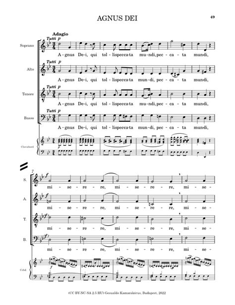 Missa In Honorem Sancti Nicolai Joseph Haydn Sheet Music For Soprano