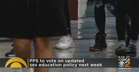 Pittsburgh Public Schools Board Will Vote On Updated Sex Education Policy CBS Pittsburgh