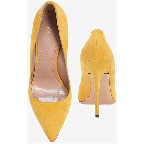 Jean Michel Cazabat Elle Pointy Toe Suede Pump Mustard 395 Liked On