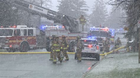 Fire Crews Battle Two Alarm Blaze In South Ottawa CTV News