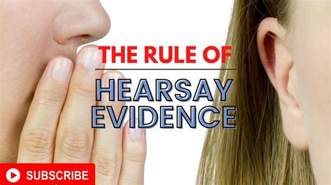 [l163] The Rule Of Hearsay Evidence Ccma Explained By A South African Labour Lawyer Youtube