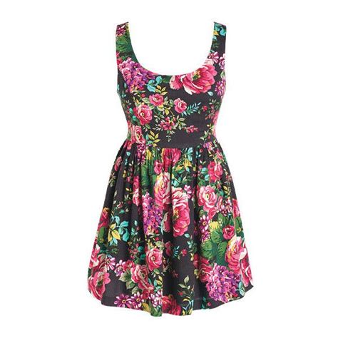 Claribel Floral Dress Fashionable Flower Pattern Dress