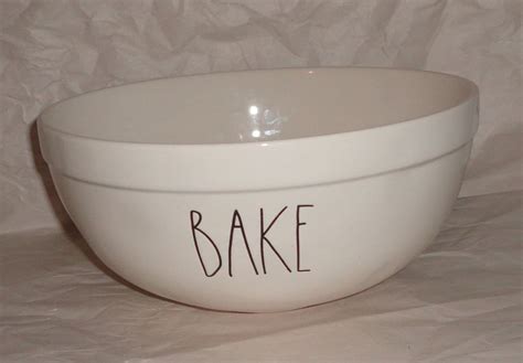 Rae Dunn Bake Mixing Bowl 10 14 Ll Large Letter Free Shipping