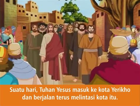 Komik Alkitab Anak Tuhan Yesus Bertemu Zakheus