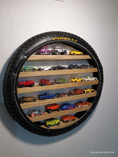 Pneu Novo Expositor Para Carrinhos Hot Wheels Aro Elo