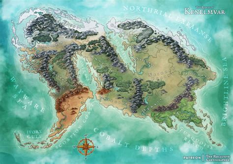 New Homebrew Dnd World Map I M Nearly Finished Drawing Enjoy Gag