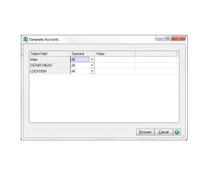 Sage 100 General Ledger Generate Accounts Sage 100 Sage 50 QuickBooks