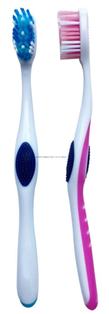 Wholesale Tripple Action Adult Toothbrush With Customized Logo And