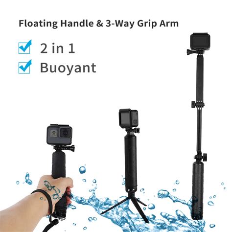 Aliexpress Buy TELESIN Waterproof Selfie Stick Long Floating Hand