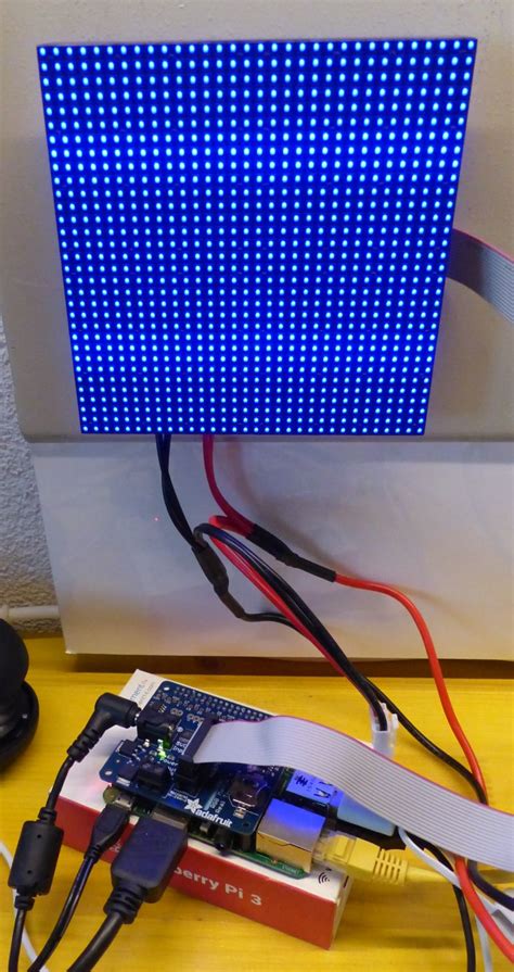 Drawing Simple Graphics On A RGB LED Matrix Panel With A Raspberry Pi