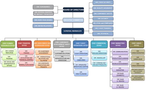 Organization Chart Company Profile Thai Airways 44 OFF