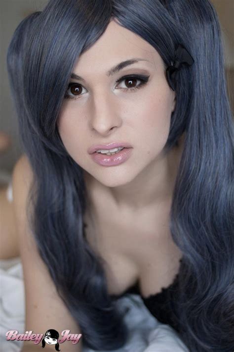 Bailey Jay With Blue Hair Posing Her Big Shemale Cock Porn Pictures XXX Photos Sex Images