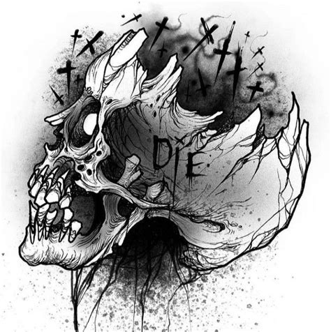 Pin By Tommy Gggg On Tatuaggi In Skull Art Drawing Skull Art