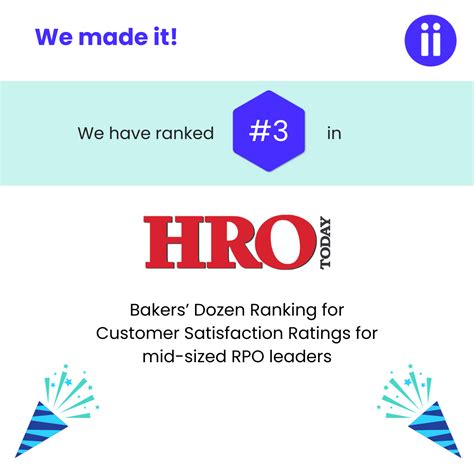 HRO Today S Baker S Dozen List For Customer Satisfaction Ratings For