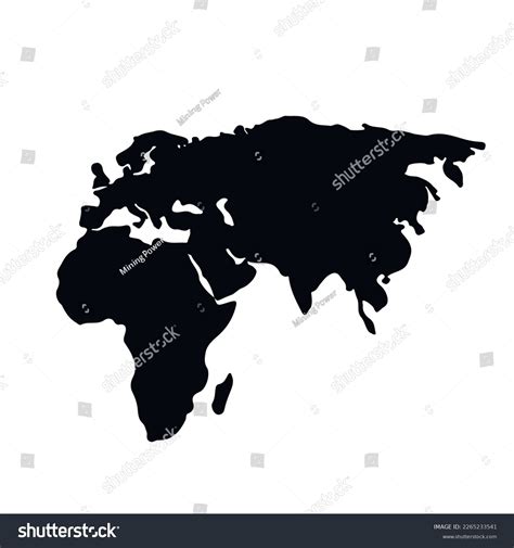 Arabic World Map Illustration Stock Vector (Royalty Free) 2265233541 ...