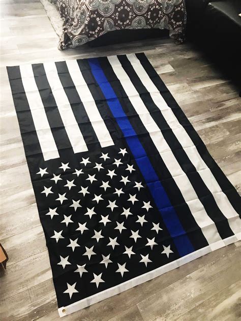 Fly Breeze 3x5 Foot Thin Blue Line Usa Flag Anley Flags