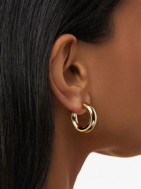 Small Gold Hoop Earrings Tia Mini Ana Luisa Jewelry