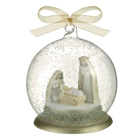 Christmas Ornament Nativity In Glass 22 00