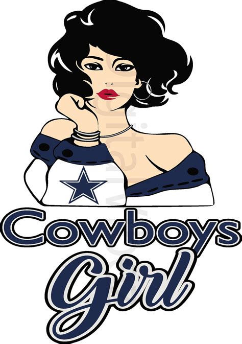 Dallas Cowboys Girl Download File | Etsy