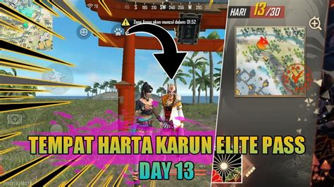 DAY 13 LOKASI PETA HARTA KARUN FF HARI KE 13 GARENA FREE FIRE YouTube