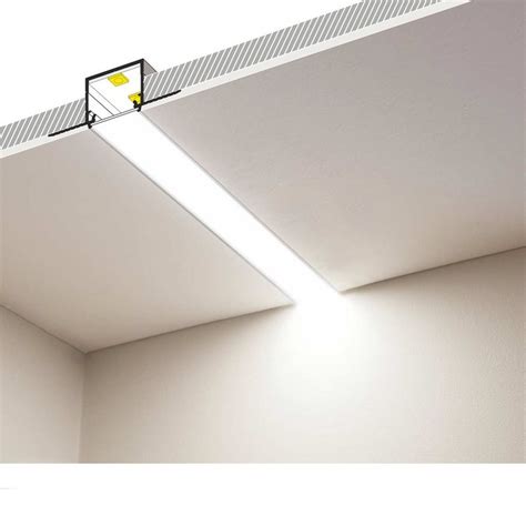 Profil LED Pentru Rigips Montaj Incastrat 3 Cm Latime Si 2 1 Cm Inaltime