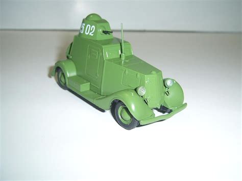 BA 20 Armored Car 1936 1942 USSR Collectible Model 1 43 Vintage