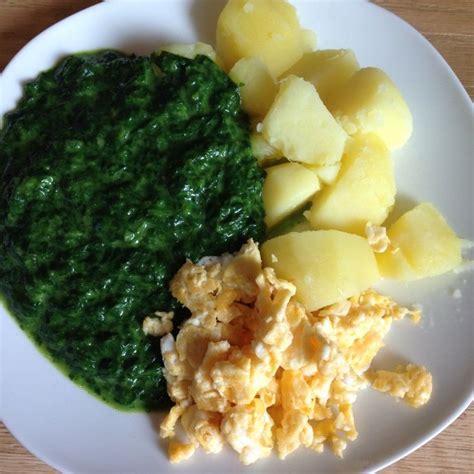 Rahmspinat Mit Kartoffeln Und Ei Kinder Kommt Essen Rezept