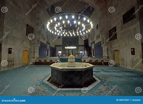 Green Mosque stock image. Image of landmark, green, yesil - 58410541