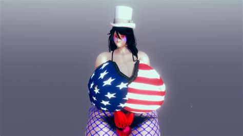 Rule 34 4th Of July American Flag Bikini Chifuyu Orimura Futa Bulge