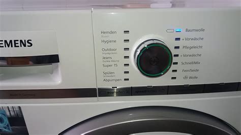 Siemens WM16W4C1 Waschmaschine - YouTube