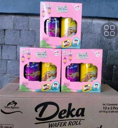 Jual Cod Parcel Deka Wafer Roll Gift Box Parcel Deka Paket Isi