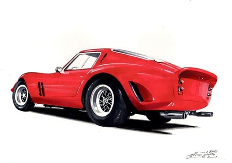 Cuadro Obra De Arte Ferrari 250 GTO Dessin Original Catawiki