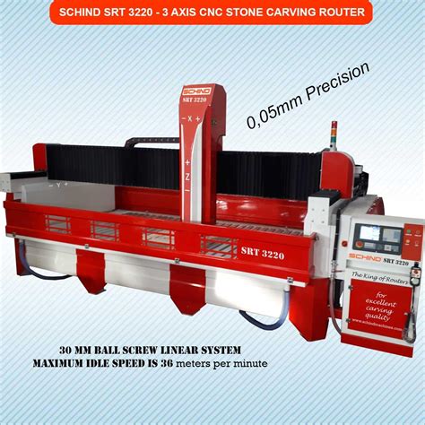 Srt Axis Cnc Stone Carving Router Marble Processing Machine