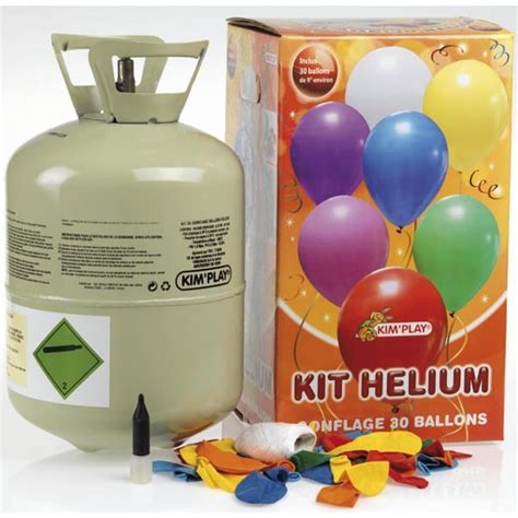 Kit bouteille d hélium 30 ballons à gonfler Ballons Décorer la