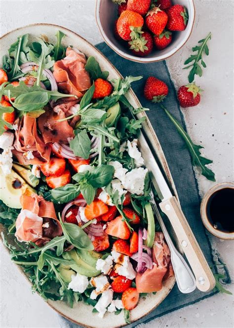 Salade Met Aardbeien En Geitenkaas Uit Paulines Keuken