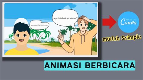 Cara Membuat Animasi Video Berbicara Di Canva YouTube