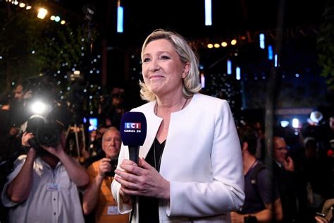 The Peoples Victory Le Pen Tells Macron To Dissolve Parliament Over