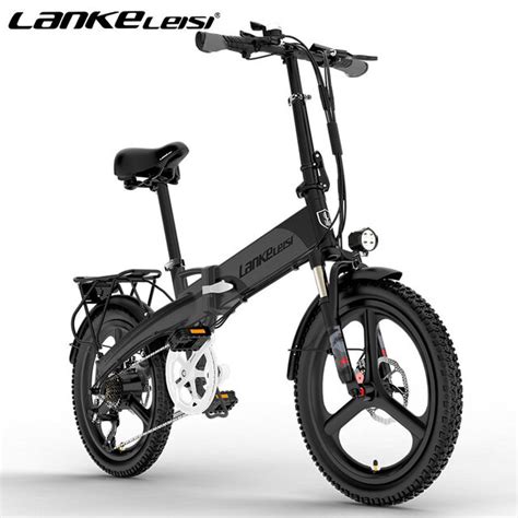 Lankeleisi Sepeda Listrik Lipat Folding Bike Luxury Edition 48V 10 4Ah